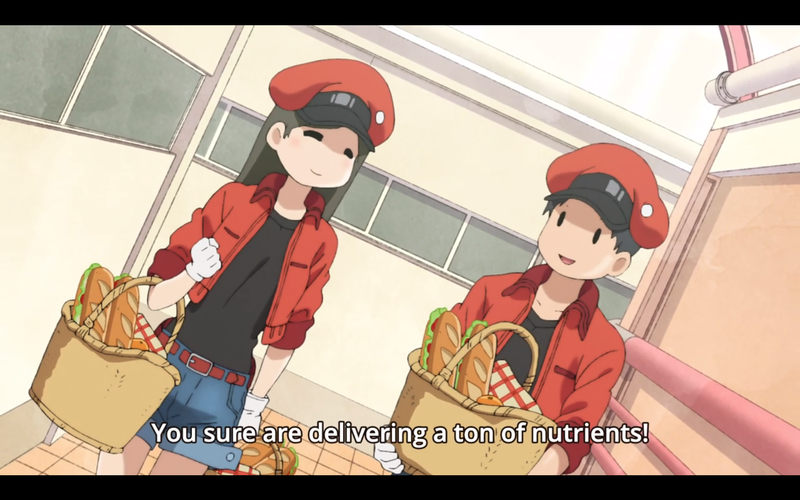 The lettuce is fiber! That’s indigestible! That’s for the colooooon!